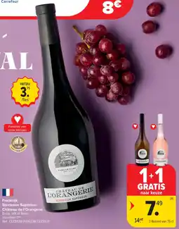 Carrefour Market Frankrijk Bordeaux Supérieur Château de l'Orangerie aanbieding