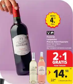 Carrefour Market Frankrijk Languedoc Prieuré Saint Hippolyte aanbieding