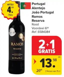 Carrefour Market Portugal Alentejo João Portugal Ramos Reserva aanbieding