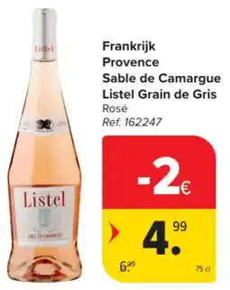 Carrefour Market Frankrijk Provence Sable de Camargue Listel Grain de Gris aanbieding