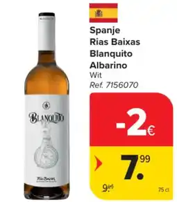 Carrefour Market Spanje Rias Baixas Blanquito Albarino aanbieding