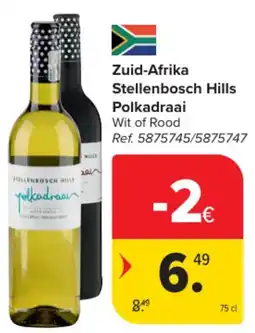 Carrefour Market Zuid-Afrika Stellenbosch Hills Polkadraai aanbieding