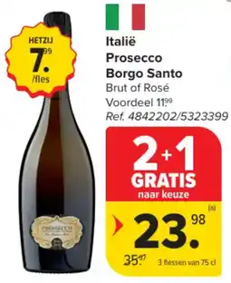 Carrefour Market Italië Prosecco Borgo Santo aanbieding
