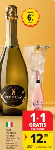 Carrefour Market Italië Prosecco For Due aanbieding