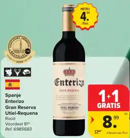 Carrefour Market Spanje Enterizo Gran Reserva Utiel-Requena aanbieding