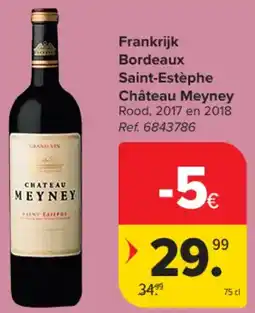 Carrefour Market Frankrijk Bordeaux Saint-Estèphe Château Meyney aanbieding