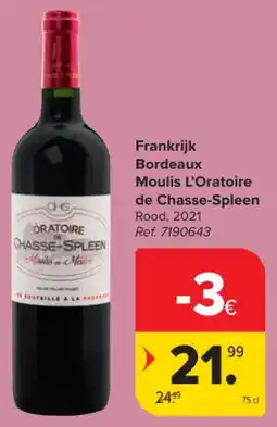 Carrefour Market Frankrijk Bordeaux Moulis L'Oratoire de Chasse-Spleen aanbieding