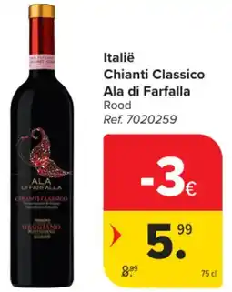 Carrefour Market Italië Chianti Classico Ala di Farfalla aanbieding