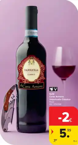 Carrefour Market Italië Corte Armano Valpolicella Classico aanbieding
