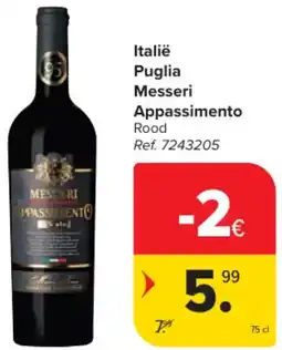 Carrefour Market Italië Puglia Messeri Appassimento aanbieding