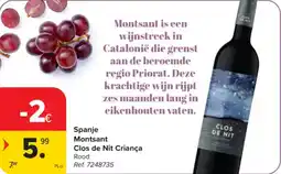 Carrefour Market Spanje Montsant Clos de Nit Criança aanbieding