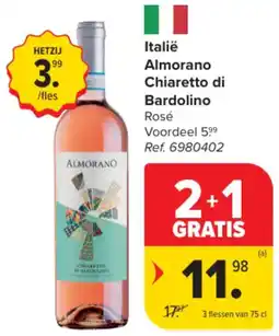 Carrefour Market Italië Almorano Chiaretto di Bardolino aanbieding