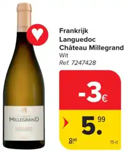 Carrefour Market Frankrijk Languedoc Château Millegrand aanbieding