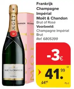 Carrefour Market Frankrijk Champagne Impérial Moët & Chandon aanbieding