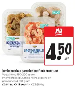 Jumbo Jumbo roerbak garnalen knoflook en natuur aanbieding