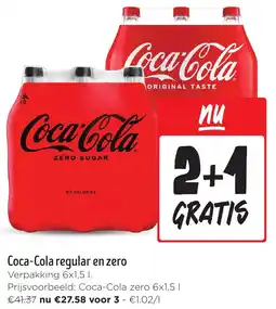 Jumbo Coca-Cola regular en zero aanbieding