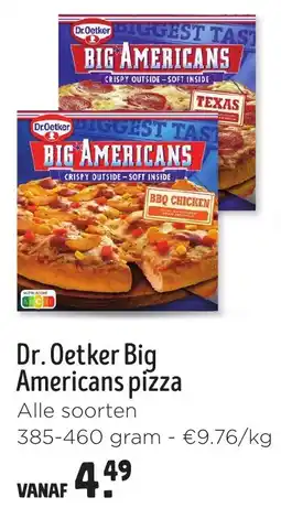 Jumbo Dr. Oetker Big Americans pizza aanbieding
