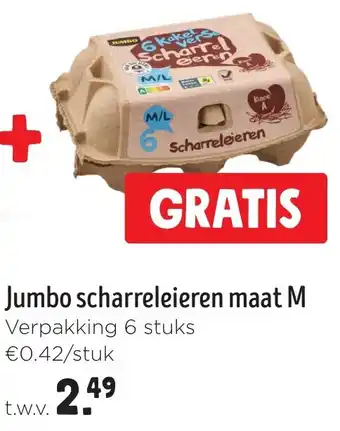 Jumbo Jumbo scharreleieren maat M aanbieding