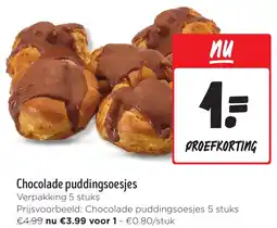 Jumbo Chocolade puddingsoesjes aanbieding