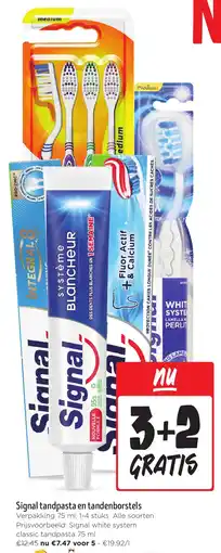 Jumbo Signal tandpasta en tandenborstels aanbieding