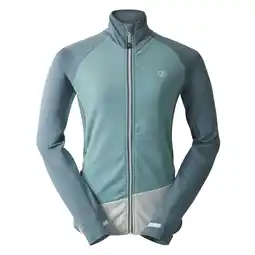 Decathlon Dames Emerging Core Stretch Basislaag Top (Elementgrijs/Aquifer/Chalkblauw) aanbieding