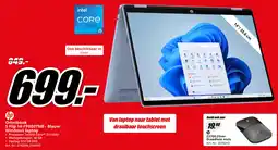 MediaMarkt Hp Omnibook 5 Flip 14-FP0007NB - Blauw Windows laptop aanbieding