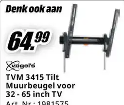 MediaMarkt TVM 3415 Tilt Muurbeugel voor 32-65 inch TV aanbieding