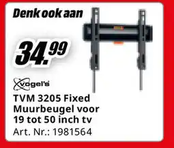 MediaMarkt TVM 3205 Fixed Muurbeugel voor 19 tot 50 inch tv aanbieding