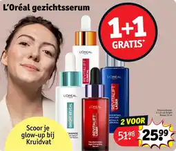 Kruidvat L’Oréal gezichtsserum aanbieding