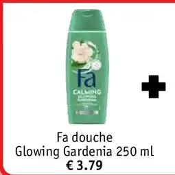 Kruidvat Fa douche Glowing Gardenia 250 ml aanbieding
