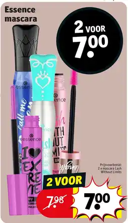 Kruidvat Essence mascara aanbieding
