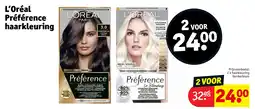 Kruidvat L’Oréal Préférence haarkleuring aanbieding