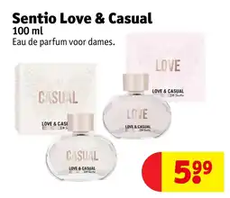 Kruidvat Sentio Love & Casual aanbieding