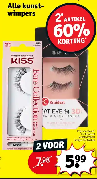 Kruidvat Alle kunstwimpers aanbieding
