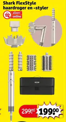 Kruidvat Shark FlexStyle haardroger en -styler aanbieding