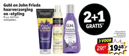Kruidvat Guhl en John Frieda haarverzorging en -styling aanbieding