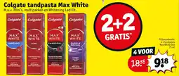 Kruidvat Colgate tandpasta Max White aanbieding