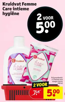 Kruidvat Kruidvat Femme Care intieme hygiëne aanbieding
