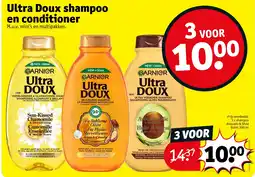 Kruidvat Ultra Doux shampoo en conditioner aanbieding