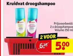 Kruidvat Kruidvat droogshampoo aanbieding