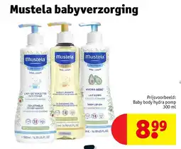 Kruidvat Mustela babyverzorging aanbieding