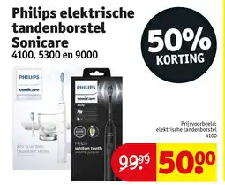 Kruidvat Philips elektrische tandenborstel Sonicare aanbieding