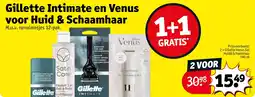 Kruidvat Gillette Intimate en Venus voor Huid & Schaamhaar aanbieding