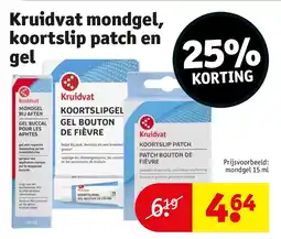 Kruidvat Kruidvat mondgel, koortslip patch en gel aanbieding