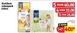 Kruidvat Kruidvat valuepack luiers aanbieding