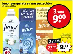 Kruidvat Lenor geurparels en wasverzachter aanbieding
