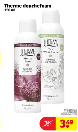 Kruidvat Therme douchefoam aanbieding