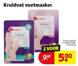 Kruidvat Kruidvat voetmasker aanbieding