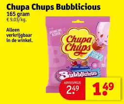 Kruidvat Chupa Chups Bubblicious aanbieding