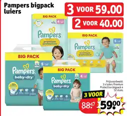Kruidvat Pampers bigpack luiers aanbieding